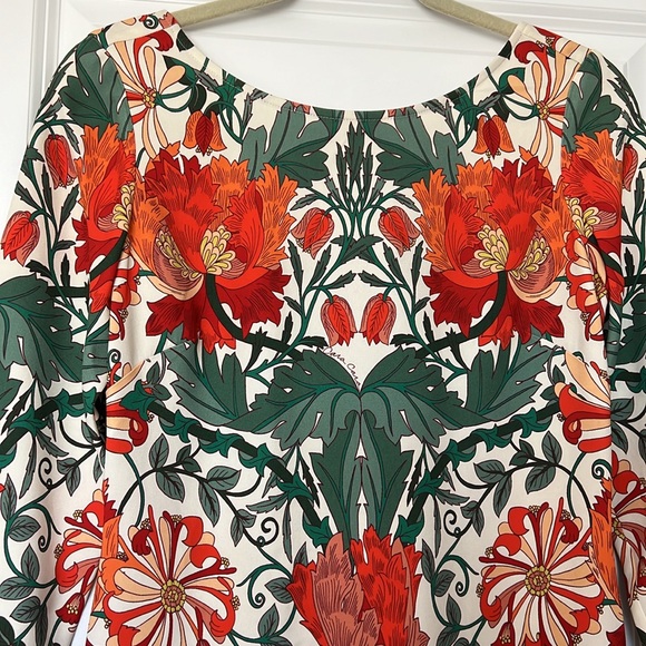 NWT Cara Cara Amaya Floral Sheath Scoop-Back Mini Dress S - Picture 5 of 11